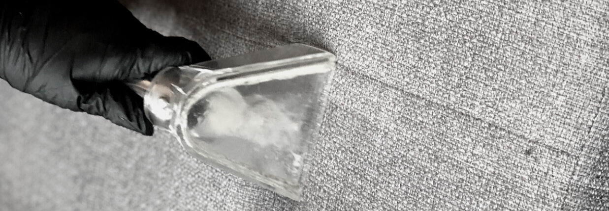 upholstery cleaning grey sofa